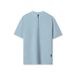 Summer Men's American Style, Youth Half-Zip, Quick-Dry, Seamless Short-Sleeve T-Shirt, High-Elasticity Sports Fitness_desvips.com