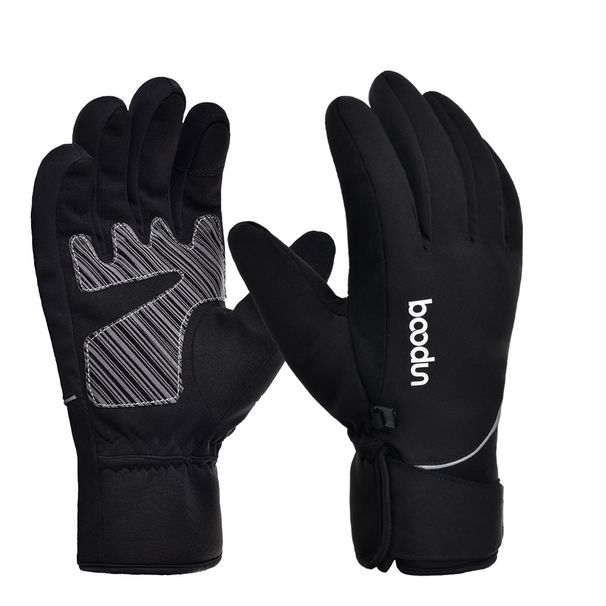Boton New Outdoor Ski Thinsulate Mountaineering Winter Warm Electric Bike Gloves_desvips.com