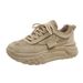 2025 Fashion Women's Shoes New Spring Breathable Cloth All Match Student Sports Thick Bottom Heightening Running Shoes 35-41_desvips.com