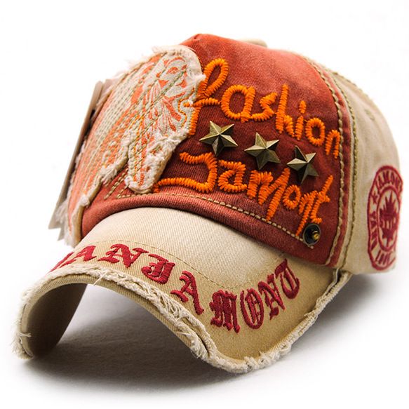 Sun Hat European And American Men And Women Hats Willow Nail Casual Letter Baseball Hat Old Outdoor Baseball Cap_desvips.com