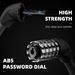 ROCKBROS bicycle lock cable lock combination lock+security cable steel MTB_desvips.com