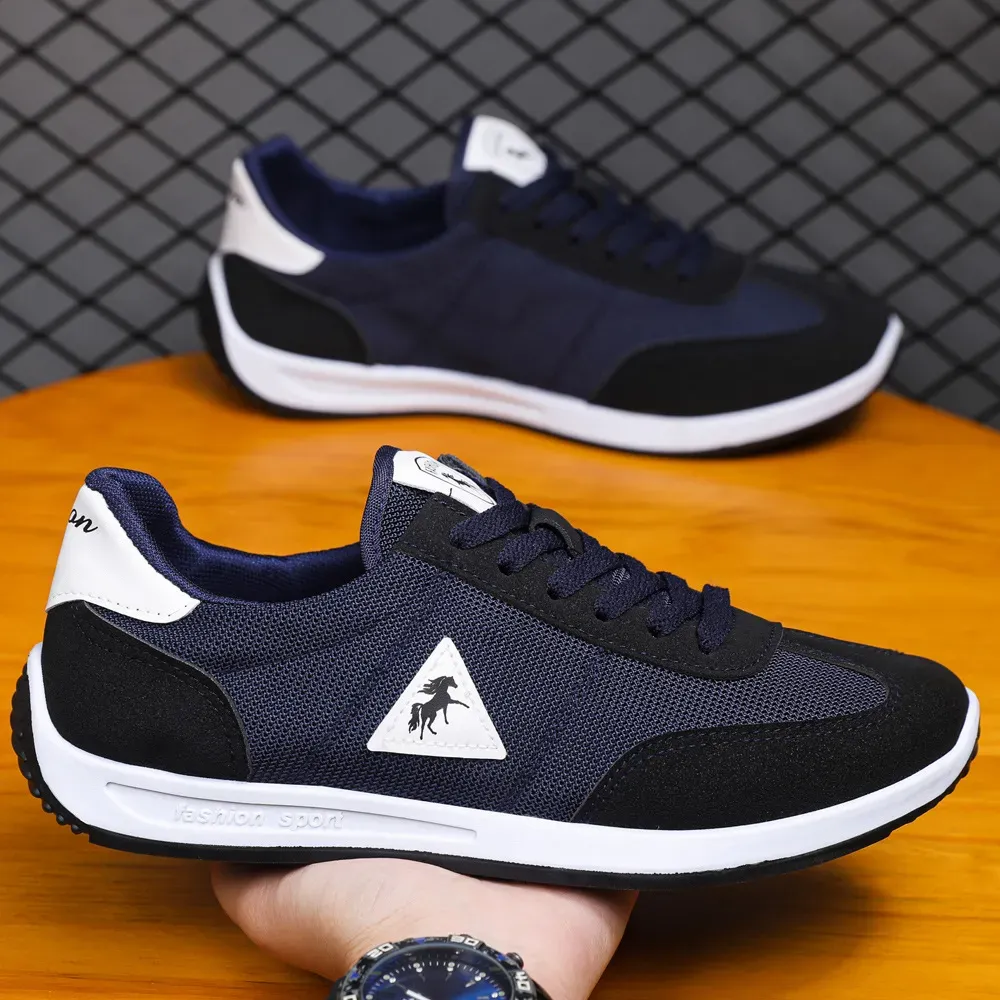 Luxury Shoes 2026 New Men's Breathable Mesh Shoes Soft Sole Anti Slip Lightweight Casual Sports Sneakers_desvips.com