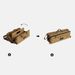 Camping Equipment Storage Bag, Tent Pegs Holder, Zippered Tool Carrier, Brown_desvips.com