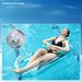 Clear PVC Inflatable Lounge Oversized Transparent Floating Mat For Pool Beach Ultra Comfortable Water Hammock With Reinforced Seams For Adults_desvips.com