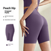European And American Short Traceless Female Peach Fitness Sports Running Tight High Waist Hip Lifting Yoga Pants_desvips.com