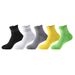 Men's Professional Sports Socks Marathon Running Mid Calf Terry Cloth Sole Non-Slip Shock Absorbing For Badminton Basketball Plus Size_desvips.com