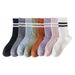 Non-Slip Yoga Socks With Toe Separators - Breathable Mid-Calf Pilates Socks For Women & Men - Anti-Slip Grip Workout Socks For Barre, Dance_desvips.com
