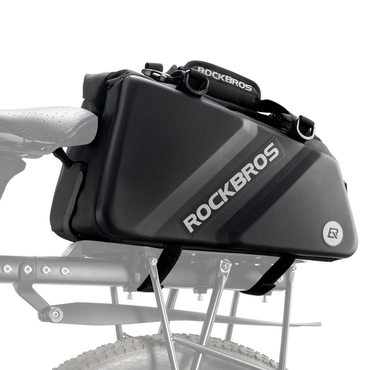 ROCKBROS Luggage Bag Bicycle Rear Panniers 11.6L Saddle Bag Luggage Rack_desvips.com