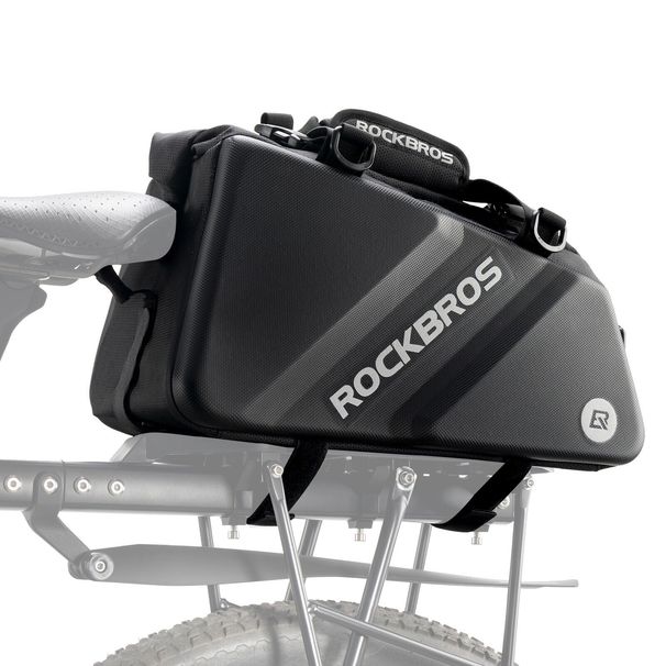 ROCKBROS Luggage Bag Bicycle Rear Panniers 11.6L Saddle Bag Luggage Rack_desvips.com