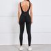 European And American Style Hollow Out Back Peach Hip Tight-Fitting Yoga For Women, Barely-There Feel, Quick-Dry Sports_desvips.com