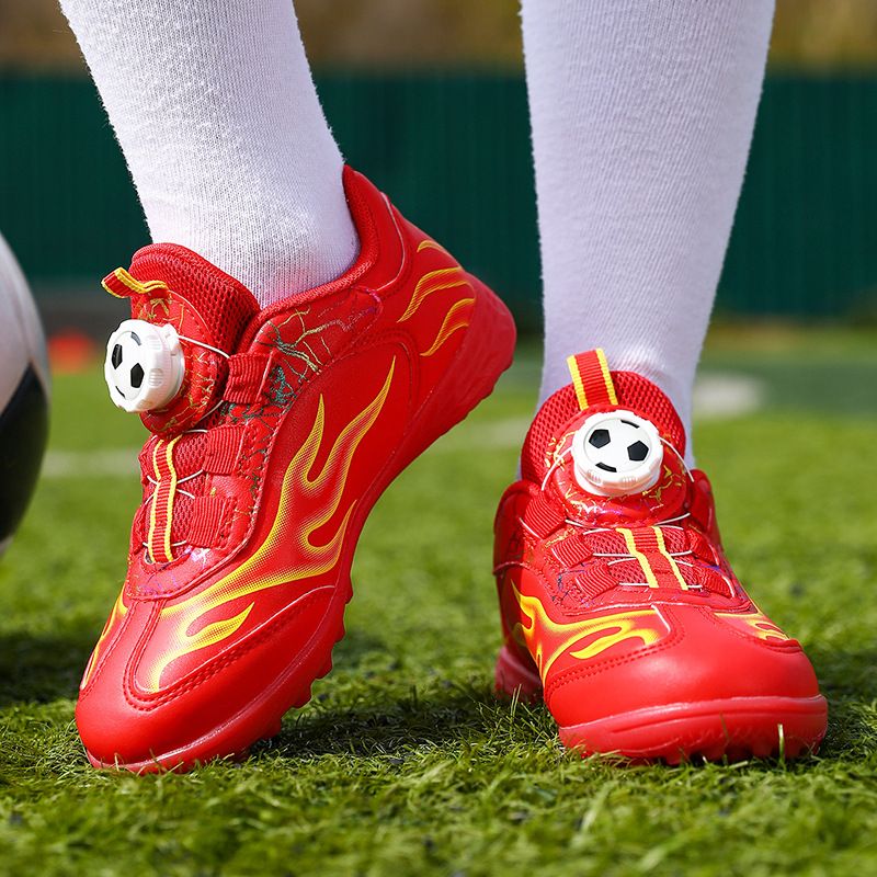 Children's football shoes boys broken nails middle and large children students non-slip youth competition training special ball football shoes women_desvips.com