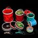 Collapsible Outdoor Multifunctional Fishing Bucket With Strap, Made Of Thickened Oxford Cloth, Suitable For Carrying_desvips.com
