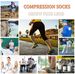 3/6/7Calf Compression Men Medical Varicose Veins Diabetes Edema Sports Running Football Basketball Riding Knee Socks_desvips.com