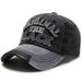 Men's Vintage Washed Fabric Made Old Baseball Cap Embroidered Letter Curved Brim Peaked Cap Outdoor Sports Sun Hat_desvips.com