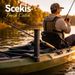 Adjustable Pole Mount Fishing Rod Holder With 1.6" Inner Diameter Clamp, Universal For Bicycle, Boat, Chairs, Cart, Scooter, Motorcycle, ATV & Beach_desvips.com