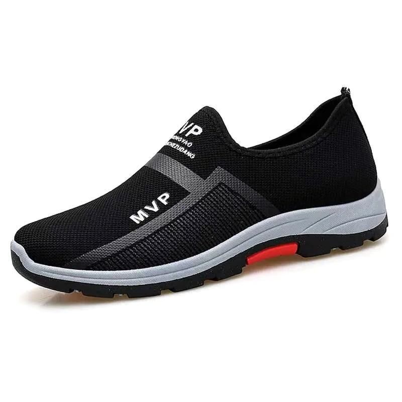Spring Autumn New Breathable Men's Shoes Color Blocked Light Mouth Footwear Casual Minimalist Shoes Male Fashion Comfort_desvips.com
