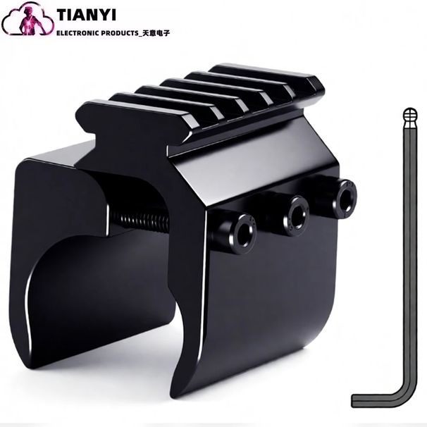 Suitable For 10-20mm Flashlights And Lighting Accessories, Aluminum Alloy Material, Flashlight Clip Bracket,_desvips.com