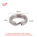 304 Stainless Steel Flattening Ring, Double Layer Flattening Ring For Fishing Lures, Small Fishing Accessories (50 Pieces/bag)_desvips.com