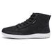 HOBIBEAR Mid-Top Barefoot Unisex Wide Toe Box Canvas Sneakes Zero Drop Lace Up Outdoor Walking Shoes_desvips.com