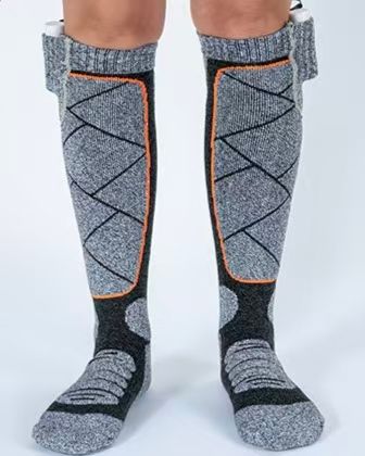 Heated Socks That Warm Up In 8 Seconds 2200– 4000mAh Rechargeable, Perfect For Camping, Hiking, And Cycling._desvips.com
