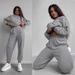 fashion suits for women long-sleeved loose round neck sweatshirt casual sports trousers_desvips.com