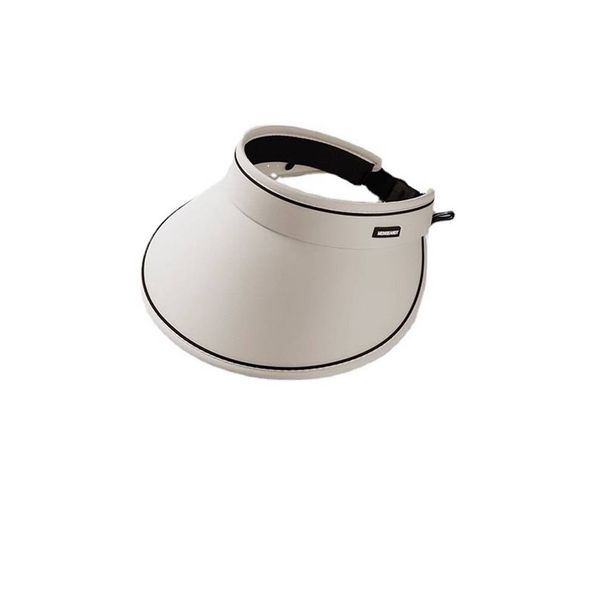 Sun Hat Hollow Top Female Summer Cycling Anti-ultraviolet Uv Sun Hat Versatile Large Brim Folding Sun Hat_desvips.com