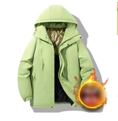 Hiking Clothings Outdoor Cotton Clothes Couple Winter Windproof Warm Thickened Jacket Mountaineering Clothes Cold Proof Hooded All Match Cotton Jacket_desvips.com