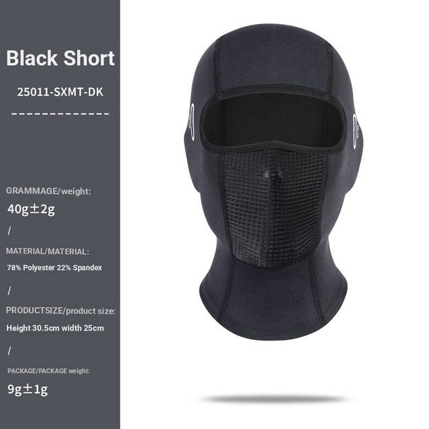 Winter Motorcycle Balaclava - Full Face Windproof Thermal Liner With Reflective Strips & Eyewear Cutouts - Unisex Cold Weather Riding Mask_desvips.com