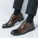 Handmade Wingtip Oxford Leather Gray Brogue Dress Classic Business Formal Mens Zapatillas Hombre Shoes 250226_desvips.com