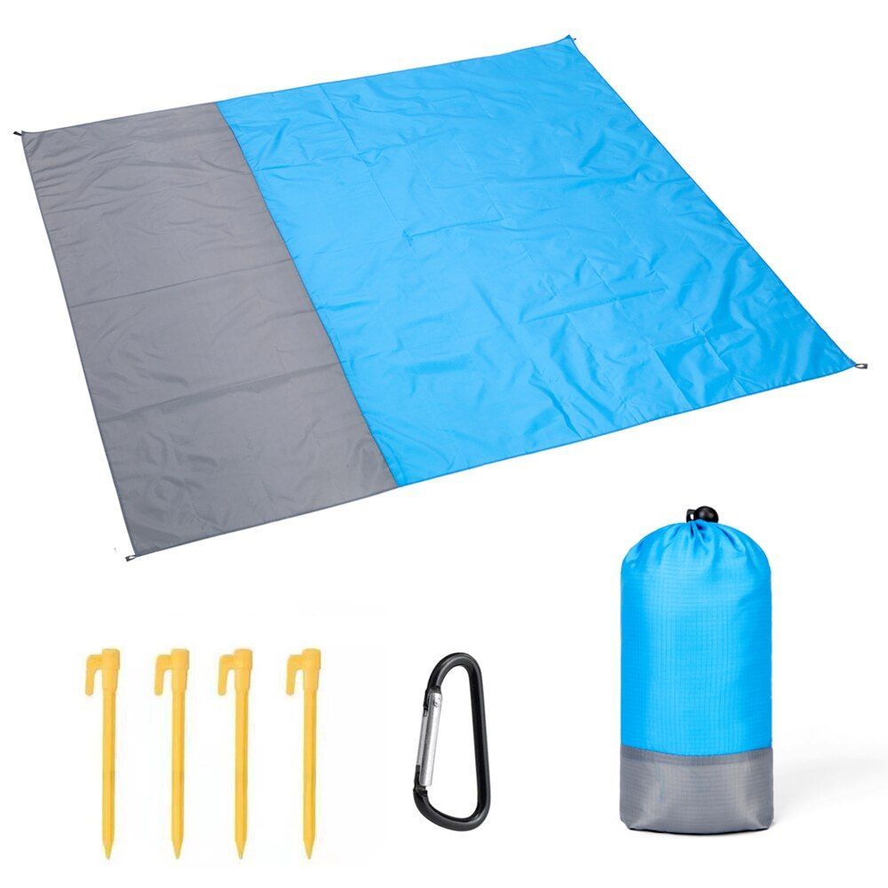 Beach Blanket Sandproof 200 X 210cm Waterproof Beach Mat Lightweight Picnic Blanket For Travel Hiking Sports_desvips.com