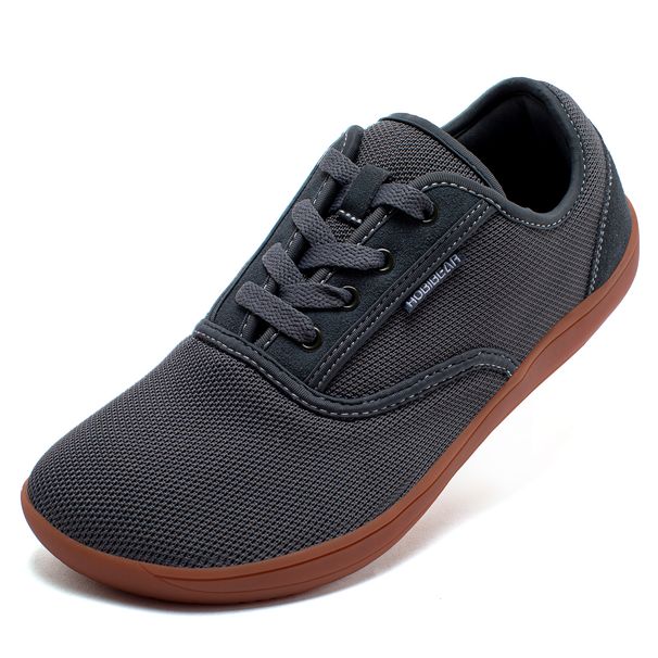 HOBIBEAR Wide-Toe-Box Barefoot For Men Minimalist Breathable Comfortable Trail Walking Shoes_desvips.com