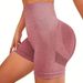 PeakGo PeakGo European And American Style Butt-Lifting Yoga Three-Quarter Length High-Waisted Tummy Control For Women Running Sports_desvips.com
