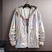 Unbeatable Quality Summer Reflective Sunscreen Clothing For Men With Ice Silk Ultra Thin Couple Colorful Thin Jacket Trendy Gradient Coat_desvips.com