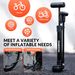 ROCKBROS Air Pump Bicycle Pump Ball 120PSI Presta&Schrader Foldable Light MTB_desvips.com