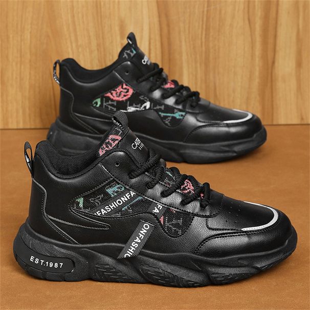 2026 Fashion Sneakers Jogging Shoes Youth/Men Low Top Lace-Up Breathable Non-Slip Wear-Resistant Running Shoes_desvips.com