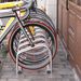 Rastrelliera Portabiciclette Parcheggio Per 6 Biciclette In Acciaio, 179x33x27 Cm, Argento_desvips.com