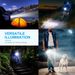 High Power LED Flashlight USB Rechargeable Torch Portable Zoomable Camping Light 3 Lighting Modes Use High Strength ABS Material_desvips.com