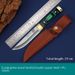 Traditional Mongolian Style Meat Knife - Stainless Steel Camping & BBQ Knife With Ergonomic Handle For Outdoor Cooking, Hunting, And Fruit Cutting_desvips.com