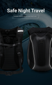 Expandable Motorcycle Backpack, 30-48L, Hard Shell Design, Holds Full Helmet & 16-inch Computer_desvips.com