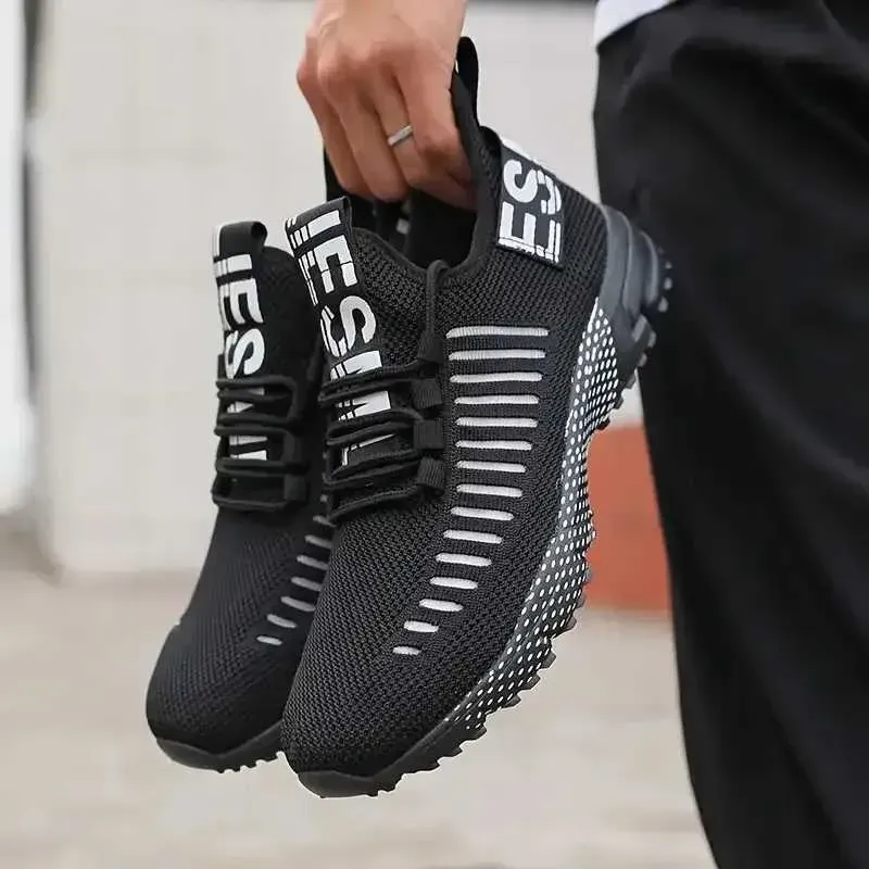 Men Casual Sneakers Summer Breathable Sport Lightweight Outdoor Mesh Running Athletic Jogging Tennis Walking Shoes_desvips.com