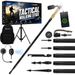 Tactical Hiking And Walking Stick Survival Multi-Tool With Light And Power Bank_desvips.com