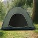 Tenda Da Campeggio 2 Posti Con Borsa Da Trasporto, Ganci Per Lampade E Tasche Portaoggetti, 210x210x135 Cm_desvips.com