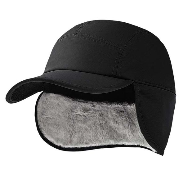 New Winter Anti-cold Beanie Hat For Men, Fleece-lined, Ear-protecting, Outdoor Ski Hat, Windproof, Warm, Duckbill Cap,_desvips.com