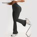 Cross-Border Peach Fitness Wide Leg High Waist Yoga Pants No Embarrassing Line Spring Summer Slightly Flared Women Wear_desvips.com