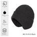 Unisex Thermal Knit Beanie For Cycling Skiing Outdoor Sports - Windproof Fleece Lined Winter Hat With Ear Protection_desvips.com