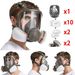 Voll Gesichtsbedeckung Atemgerät Staub Maske Für Industrie Malerei Schweißen Schleifen Holzbearbeitung Anti-Verschmutzung Gesichtsschutz_desvips.com
