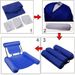 Inflatable Pool Lounge Chair With Backrest Floating Water Hammock For Adults Foldable Air Mattress For Swimming Sunbathing_desvips.com