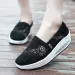 Women Toning Lace Breathable Swing Platforms Slip On Casual Shoes Female Slimming Wedge Sneakers_desvips.com