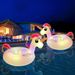 Pool & Accessories Unicorn Pool Float Lounge For Adults Inflatable Chaise With Backrest Led Lights Heavy Duty Pvc_desvips.com