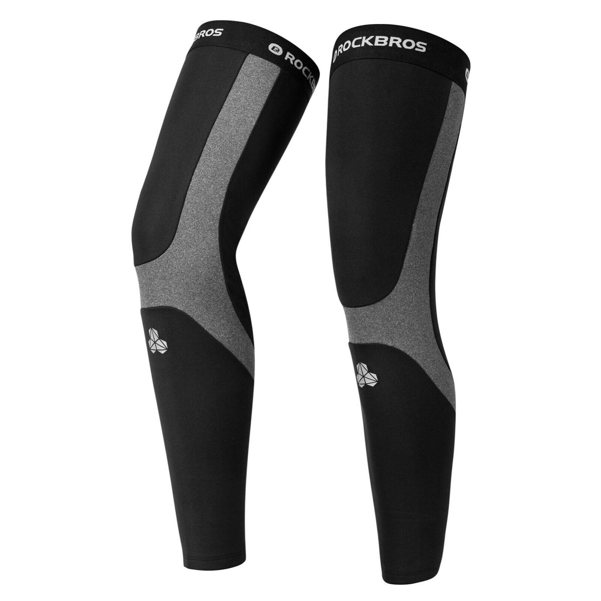 ROCKBROS Unisex Leg Warmers Leg Warmers Non-slip Knee Protection 1 Pair Windproof Warm_desvips.com